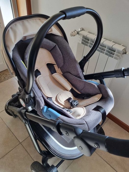 Carrinho passeio, alcofa e cadeira auto 3 em 1 (excelentes condições)