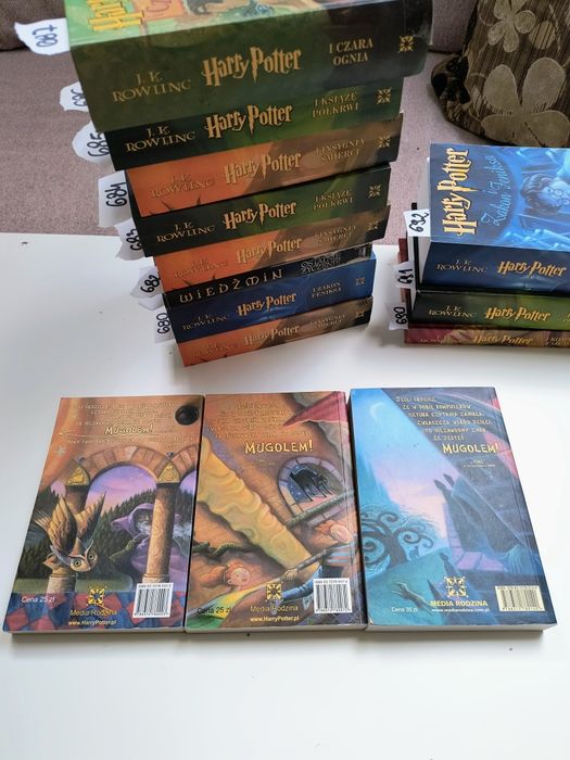 #693 Harry Potter zestaw 1-3 stare wydanie