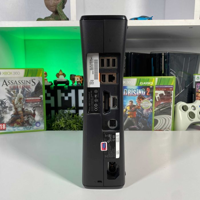 Консоль Xbox 360 S Freeboot приставка Іксбокс Б/У + Геймпад Оригінал + Kinect + 5 встановлених ігор асортимент приставок хбокс