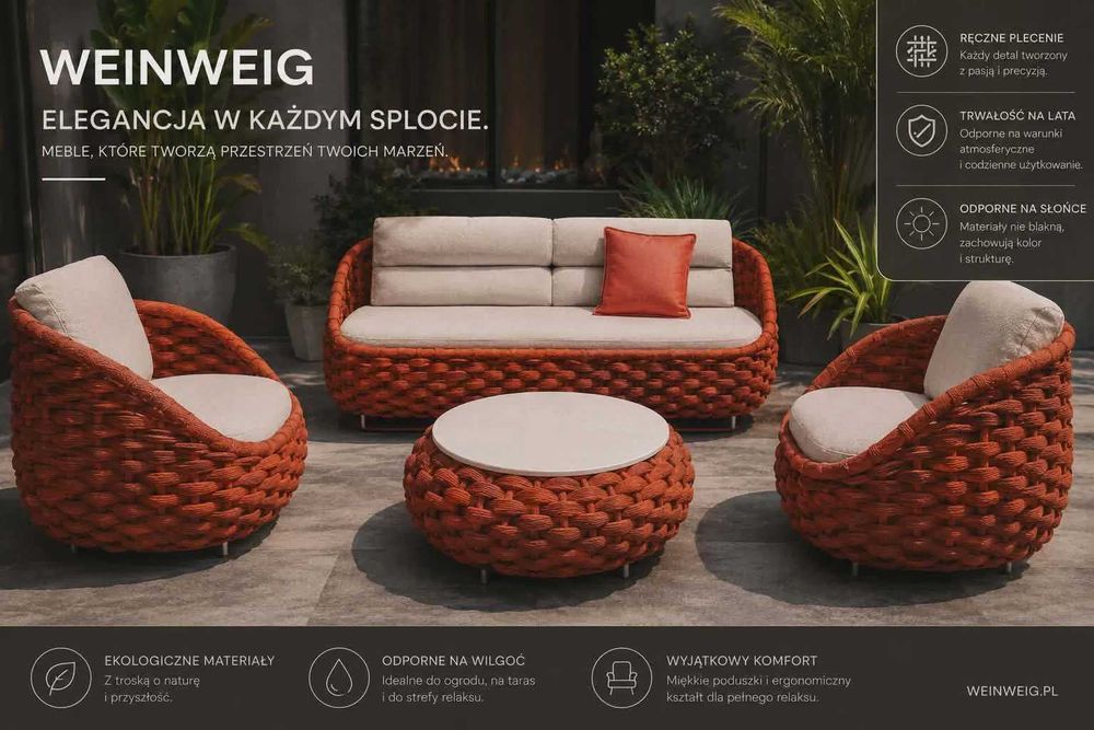 Nowe meble ogrodowe