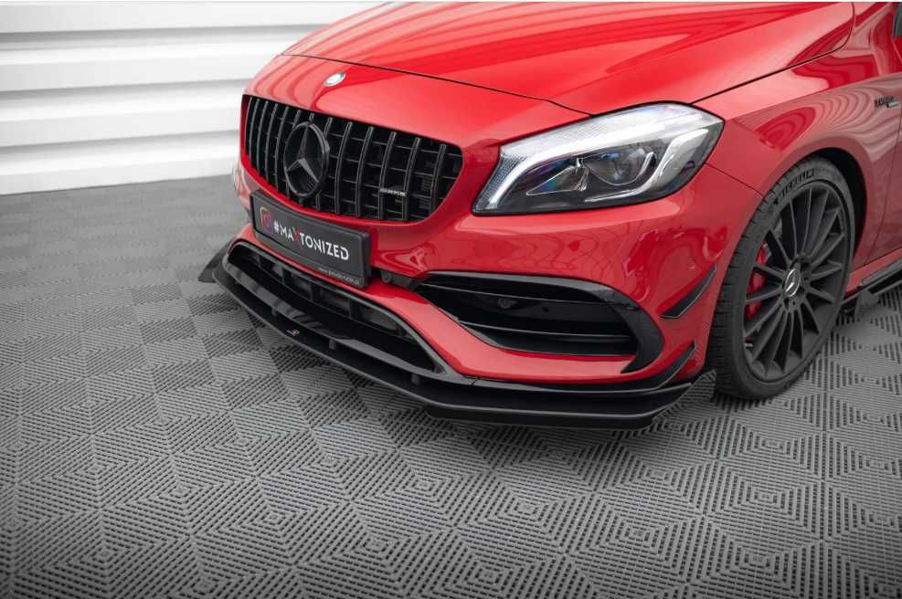 Mercedes-Benz A45 AMG W176 Facelift – Kit Aerodinâmico Maxton Design - Spoiler Frontal + Abas