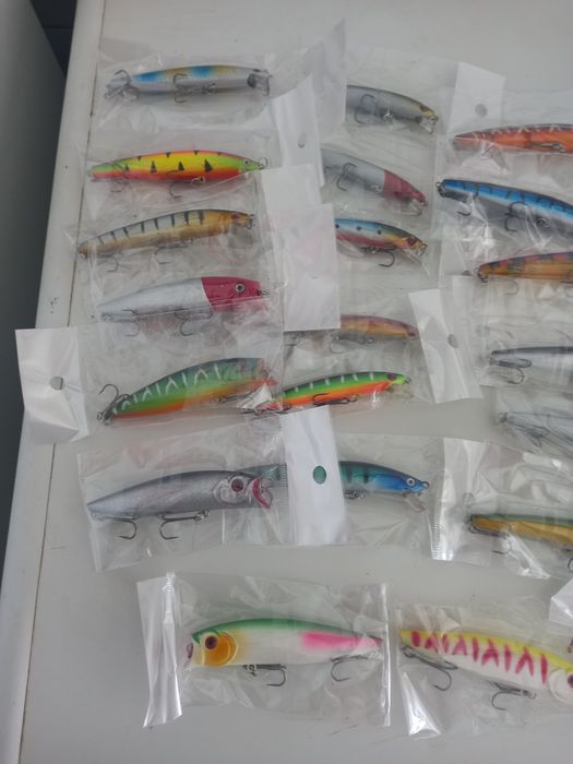 Iscas para pesca.
