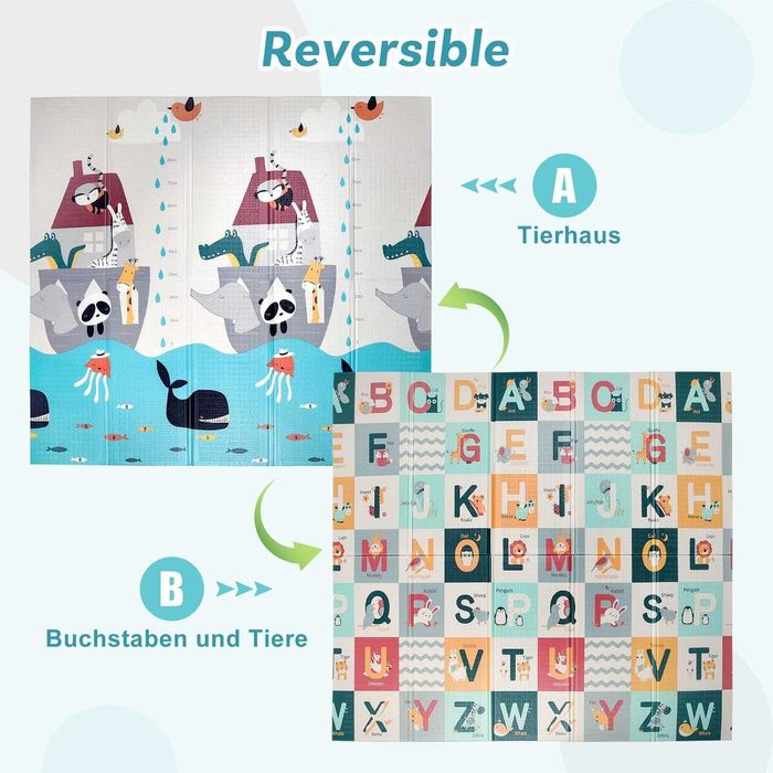 Składana mata podłogowa dla niemowląt