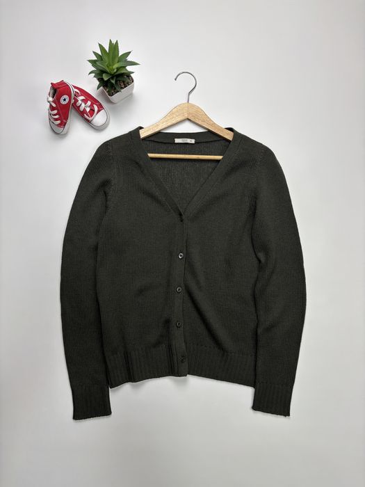 Свитер кардиган Prada Cashmere Cardigan оригинал size 46, S