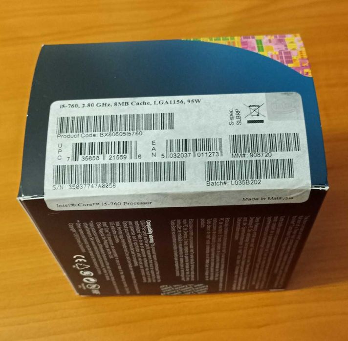 Процесор Intel Core i5-760 + кулер