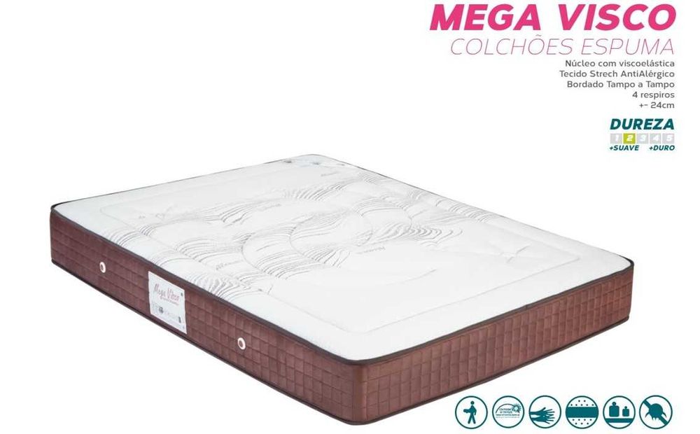 Colchões Novos, Molas, Ortopédicos, Viscoelásticos 190x140, 195x160
