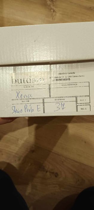 Buty ślubne skórzane