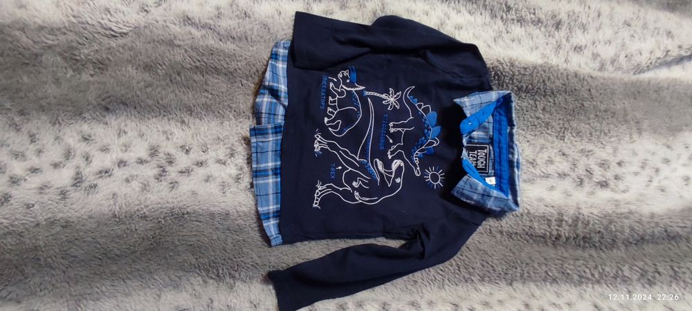 Komplecik dla chłopca dinozaury na święta , na okazje