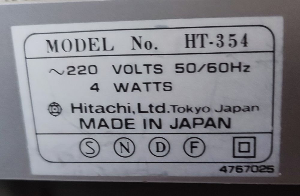 Gramofon Hitachi HT-354-Direct Drive
