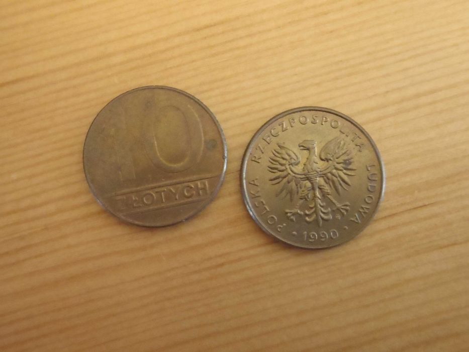 Moneta 10 złotych 1989, 1990 rok
