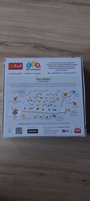 Gra, puzzle, alfabet, nauka angielskiego trefl