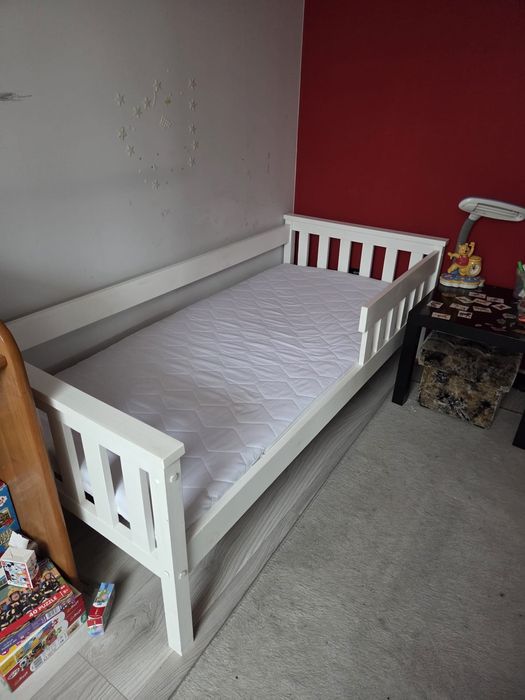 Łóżko dziecięce Olek Agata meble plus materac i stelaż