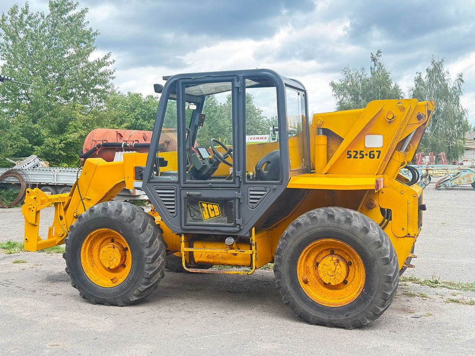 Телескопічний навантажувач JCB 525-67 із норвегії 5300мт manitou Відміний стан!