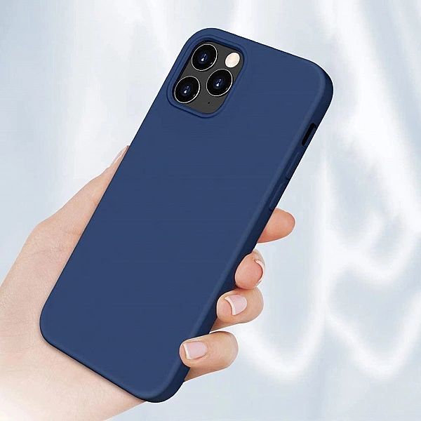 Etui Silicone Cloud do iPhone 12 Pro Max Midnight Blue