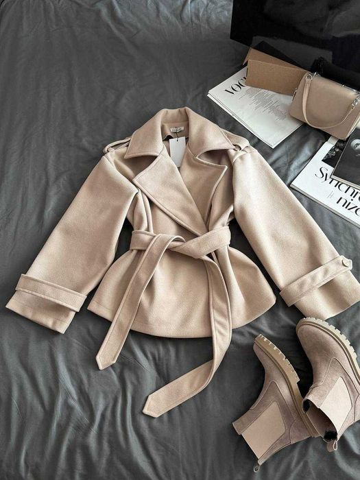 Тренч пальто 5 кольорів кашемірове