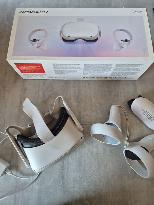 Gogle VR Meta Quest 2 256GB | Stan Idealny | Pełen Zestaw w Pudełku