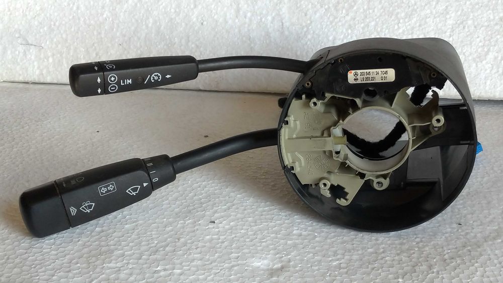 Manete piscas, cruise control, limpa vidros Mercedes C-Classe W203