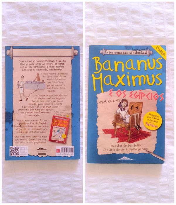 Livro Banana Maximus e os egípcios