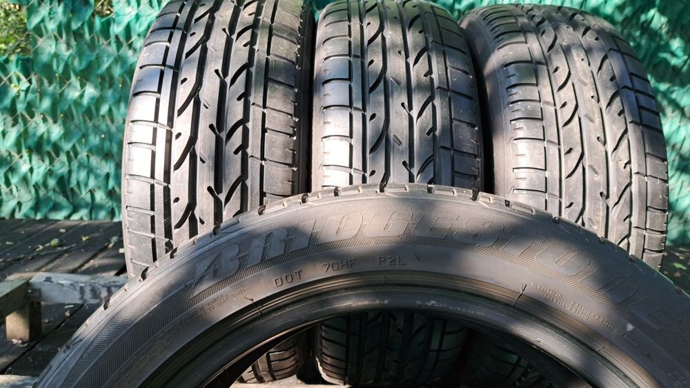 7мм!Летний комплект Японских шин BRIDGESTONE DUELER 205 55 R17