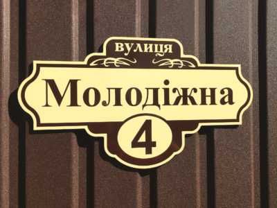 Адресные таблички на дом