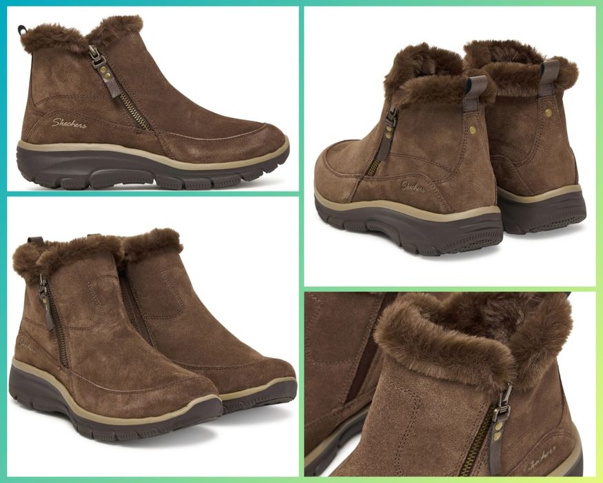 Ботільйони жіночі СКЕТЧЕРС (SKECHERS Easy Going) модель 167862/CHOC