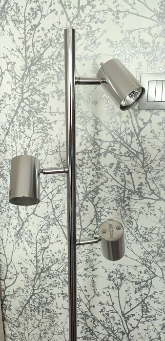 Lampa podłogowa potrójna chrom Valento