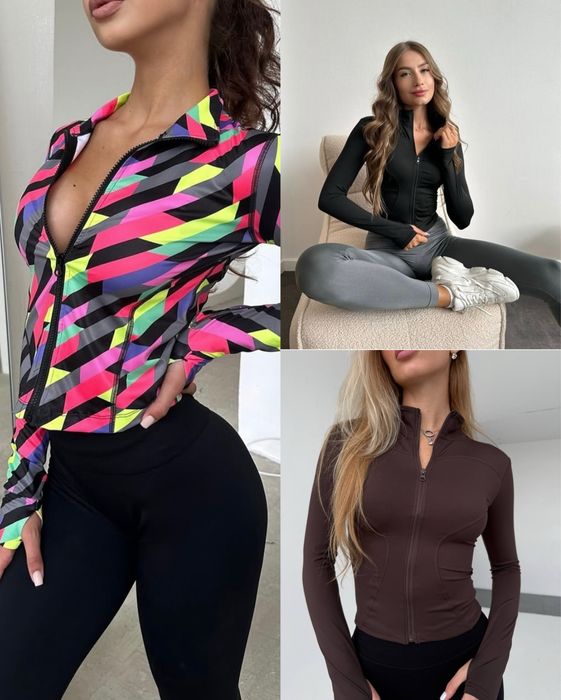 Топ на замку/спортивна кофта на замку/лонг/рашгард/жіночий топ