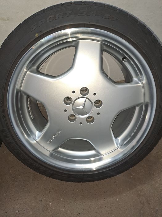 Alufelgi z oponami Mercedes Monoblock AMG S-KLASA W220 CL C215 18cali 5x112. 4szt. Dwie szerokości. Stan idealny.
