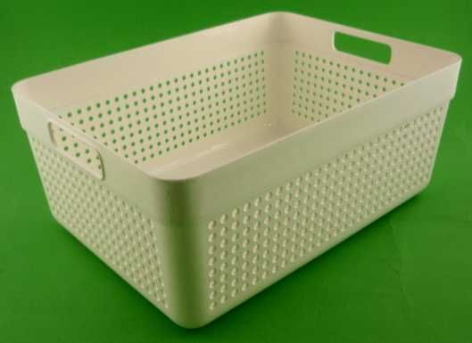 Koszyk plastikowy organizer kosz pudełko pojemnik 10L 32x23x14 CM