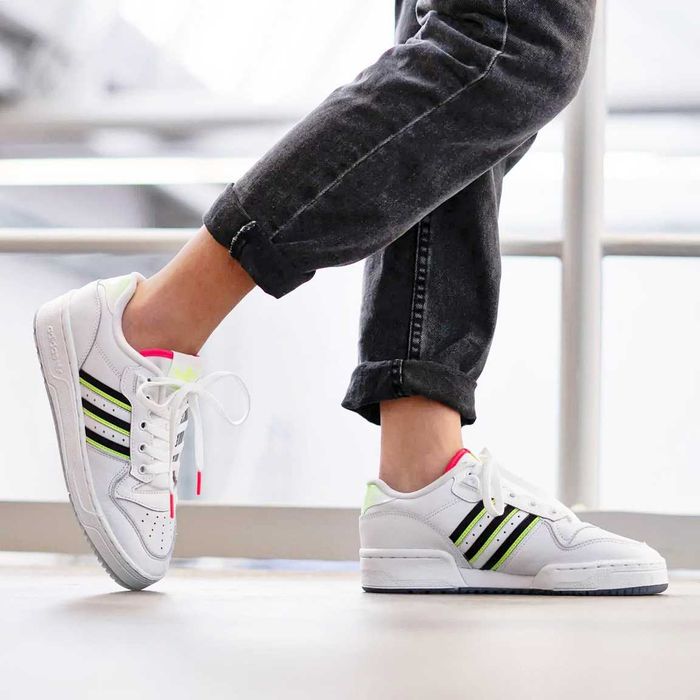 Białe Buty Damskie Adidas Rivalry 36-39 Super FY6973 adidasy Wiosenne