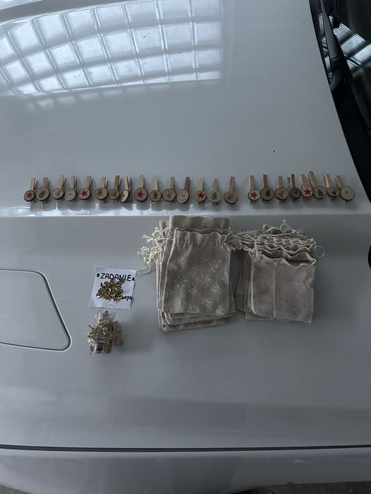 Kalendarz Adwentowy Choinka Drewniana