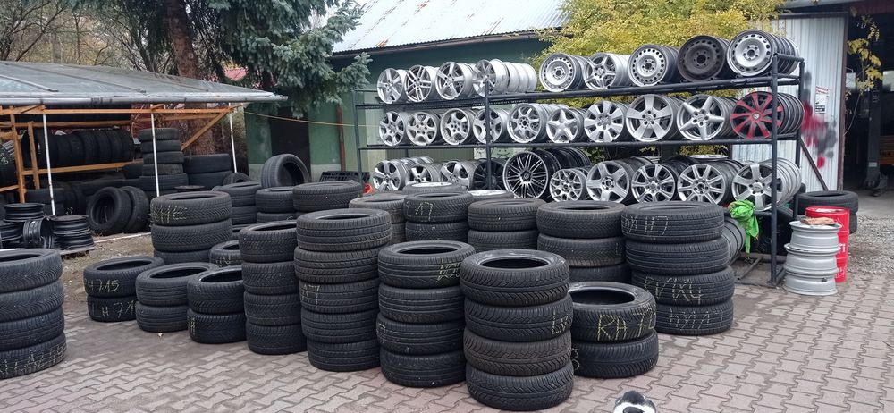 Wymiana opon opony używane felgi stalowe aluminiowe