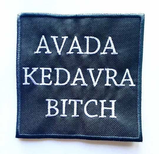 kwadratowa naszywka  Harry Potter