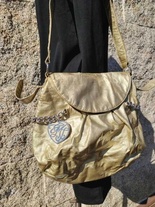 Mala de Ombro Gai Mattiolo – Dourado Metalizado ENVIO GRATIS