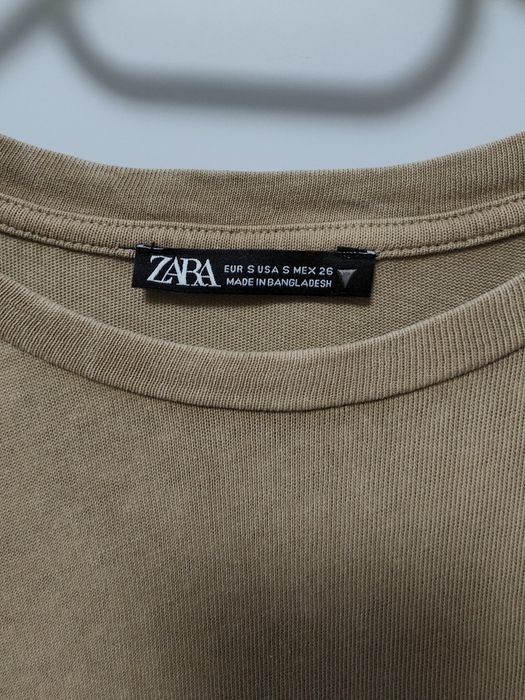 Beżowa sukienka Zara rozm S
