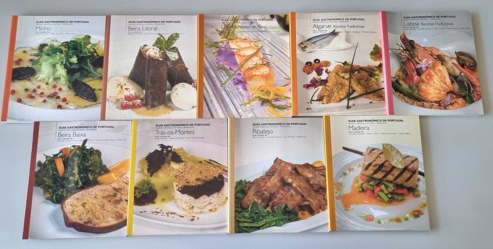 Guia Gastronómico de Portugal (9 volumes)