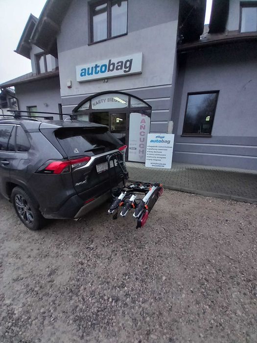 Aguri Active Bike Pro 3 Silver Platforma rowerowa na hak na 3 rowery. Możliwość dostawki na 4 rower