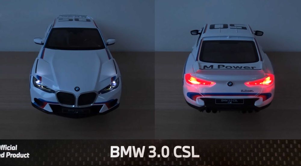 NOWY Samochód zdalnie sterowany BMW 3.0 CSL w skali 1:14, RC, RASTAR