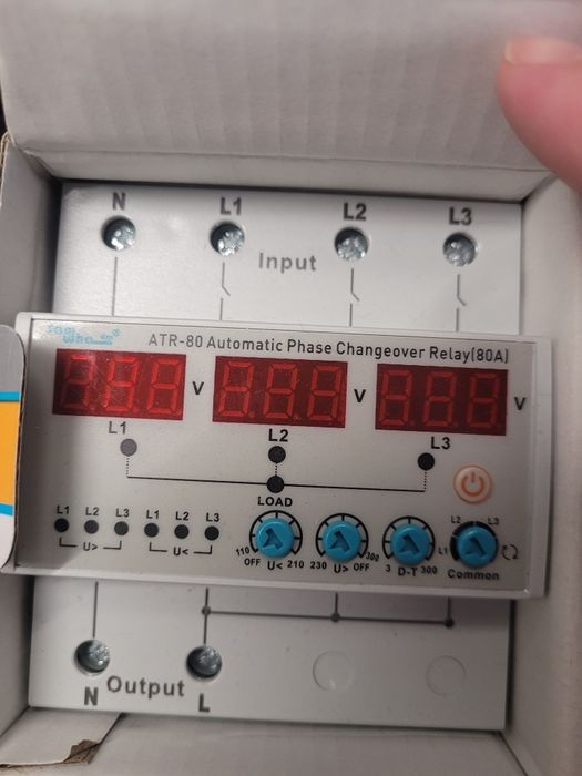 Реле напруги автоматичне реле перемикач фаз atr xx