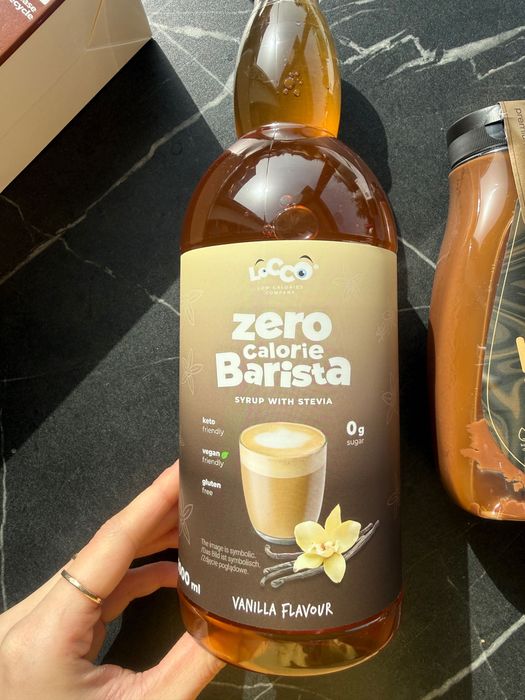 Fit Syrop do kawy 1000ml bez cukru i kalorii ZERO KCAL wanilia