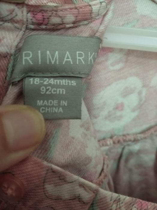 Vestido da Primark tamanho 18/24 meses