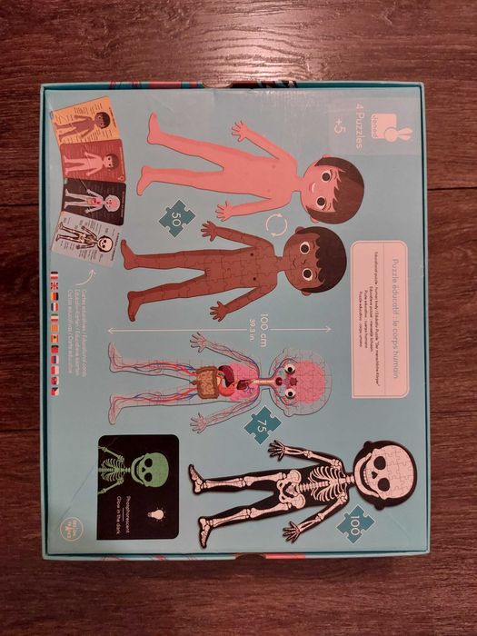 Janod - Puzzle edukacyjne gigantyczne Ciało człowieka