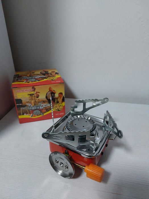 Газова туристична плита Yanchuan YC-201 з чохлом і п'єзопідпалом