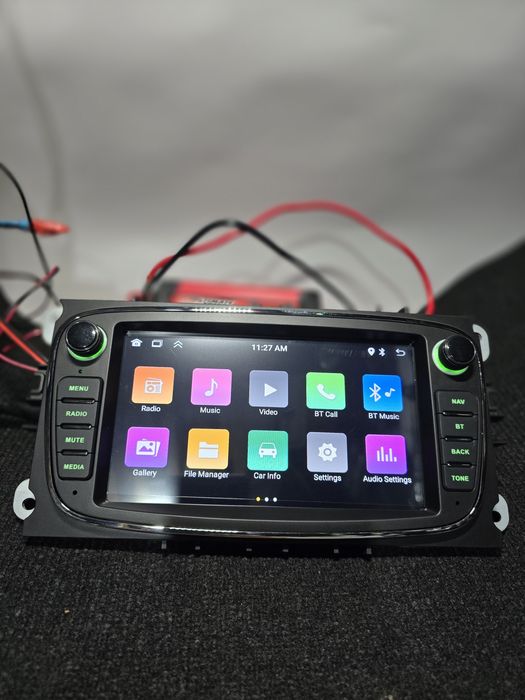 Rádio Ford Focus, Mondeo, S-Max Android 14 com GPS