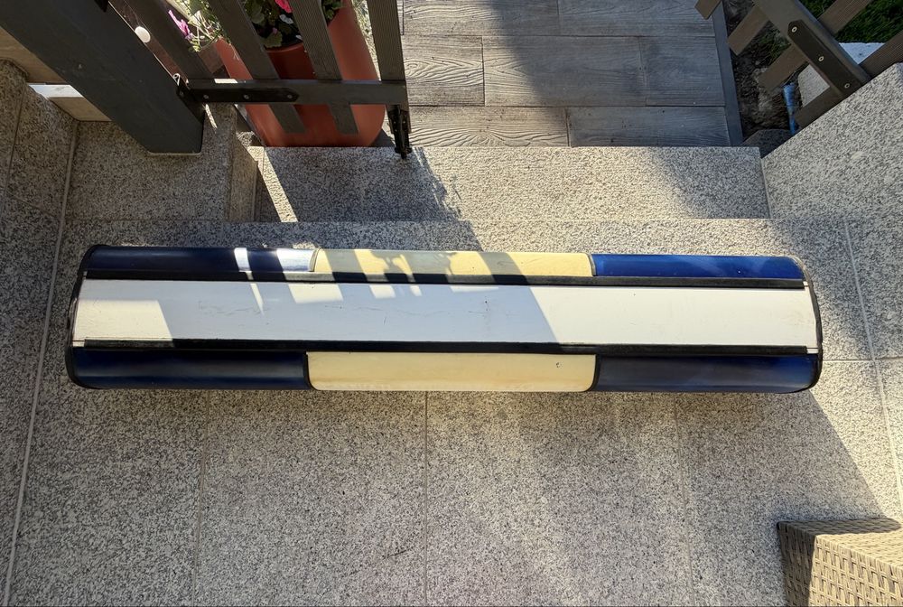 Kogut led lampa ostrzegawcza niebieska 140cm