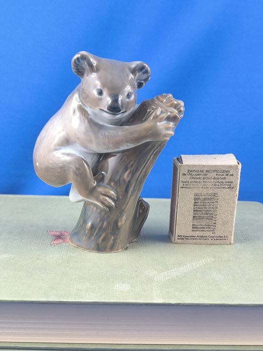Koala na pniu Royal Copenhagen #porcelana #dekoracja #ozdoba