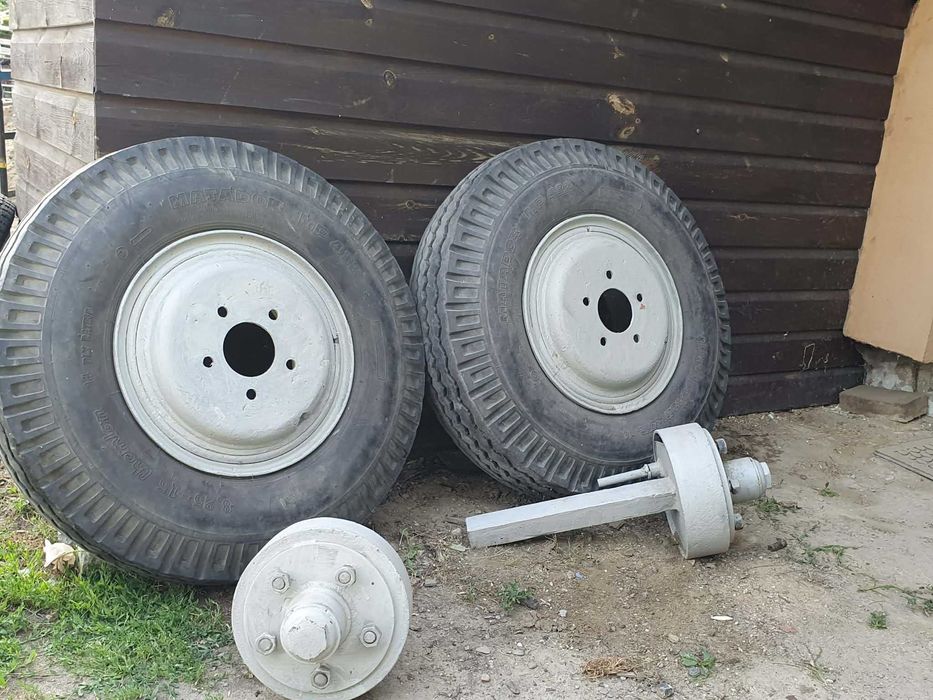 Koła 15" 14PR, kpl. z półosiami, nie balonówki.