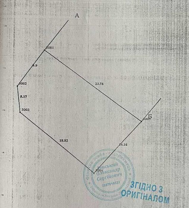 Продається земельна ділянка в ценрі міста