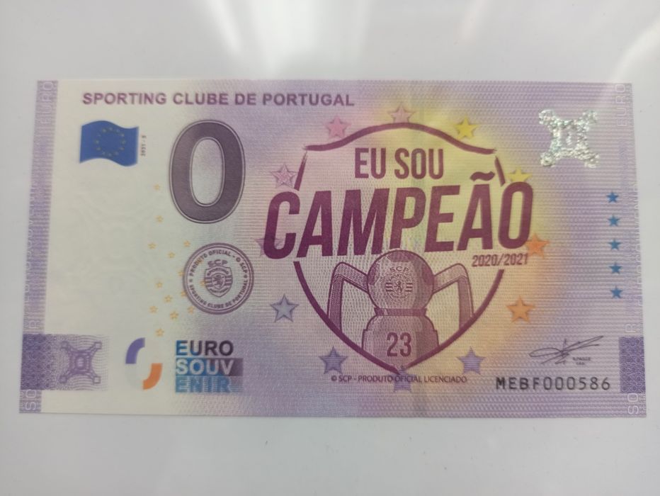 Moldura comemorativa Sporting campeão 20/21