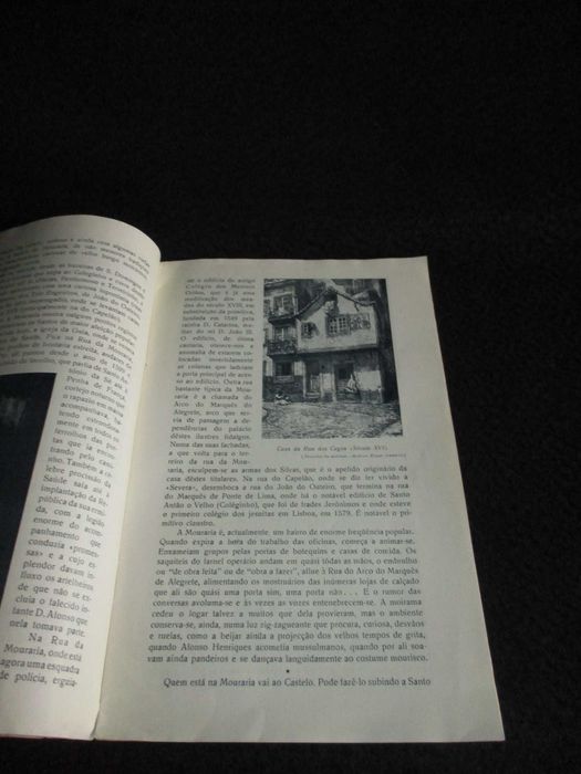Livro Lisboa Antiga Nogueira de Brito 1935